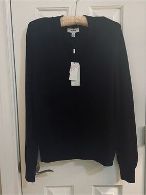 Jason Wu women’s Black V-Neck Sweater
